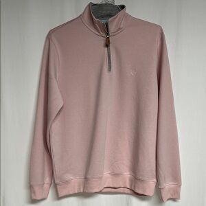 Chaps Women's Pink Zip-Up Sweater